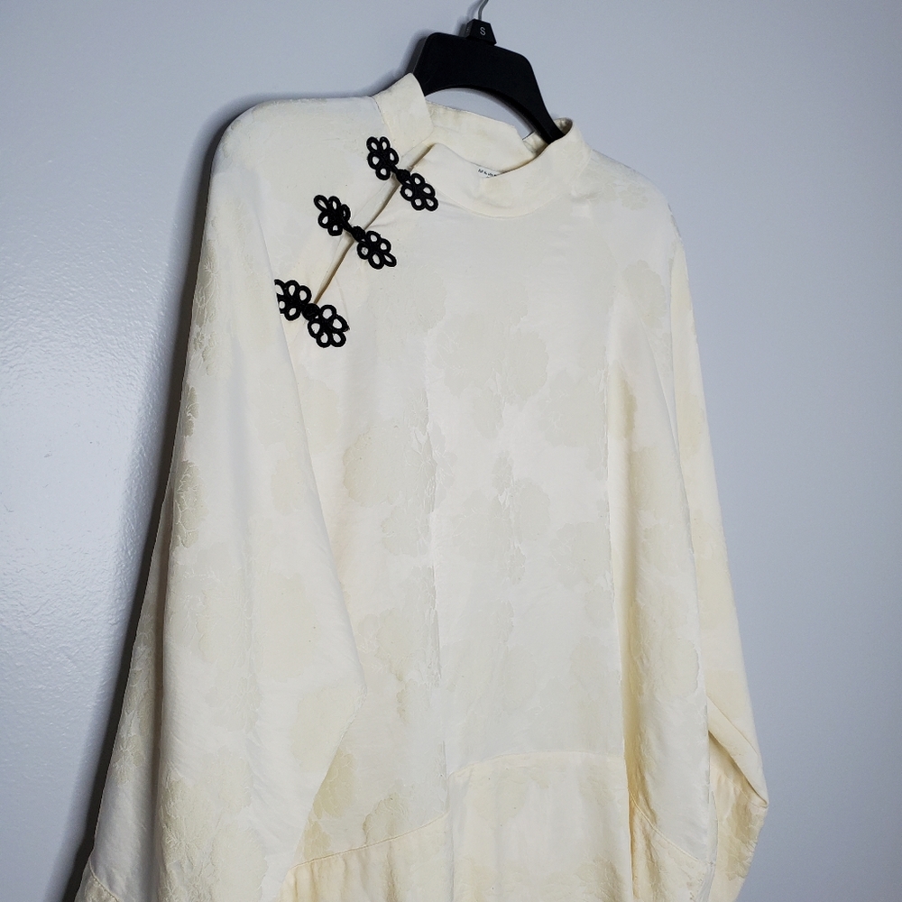 Zara Cream Jacquard Toggle Pullover Tunic Size XL.       (SML001) - Picture 4 of 12